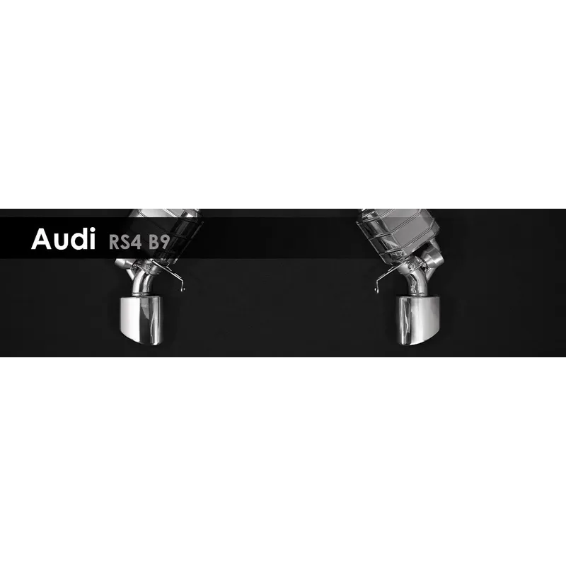 RS4 B9 | Exhaust System | Capristo - Vorschalldämpferersatzrohre (Für Fahrzeuge ohne OPF Filtern und ohne OEM Abgasanlage.)